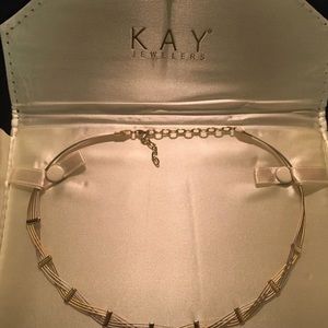 Necklace gold and silver